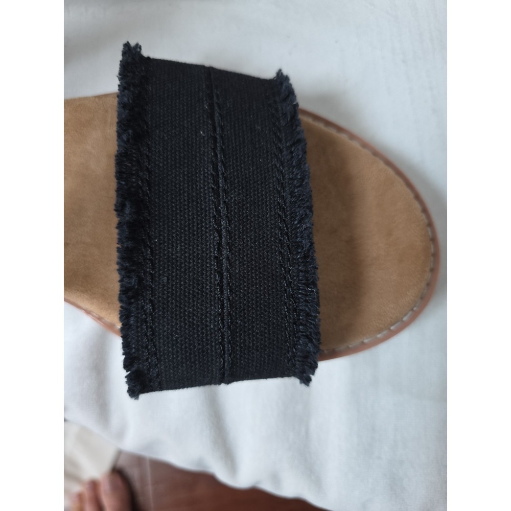 Skechers BOBS Desert Kiss Black Strappy Memory Fm Wedge Sandals Wms Size 11 NWT - Picture 14 of 16